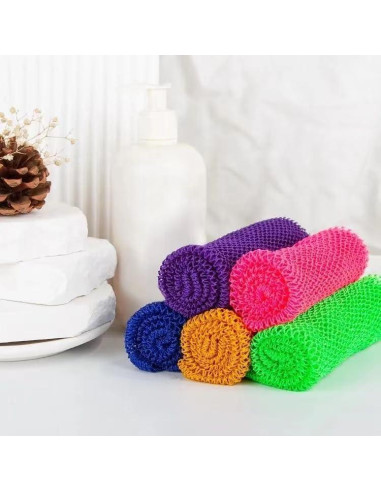 Esponja de Baño Exfoliante Africana VAVAXJHM 160cm Azul y Púrpura