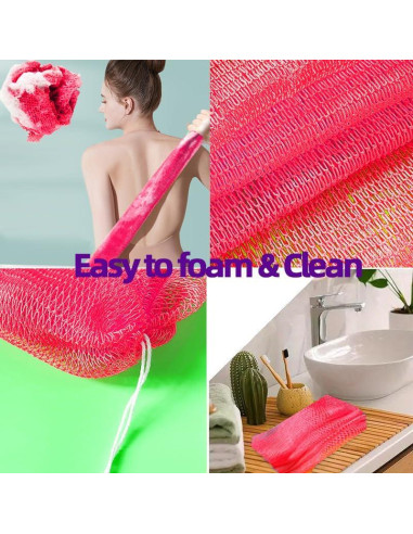 Esponja Exfoliante Africana XUIBEOBA 39.9x10.9 cm para Baño