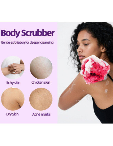 Esponja Exfoliante Africana XUIBEOBA 39.9x10.9 cm para Baño