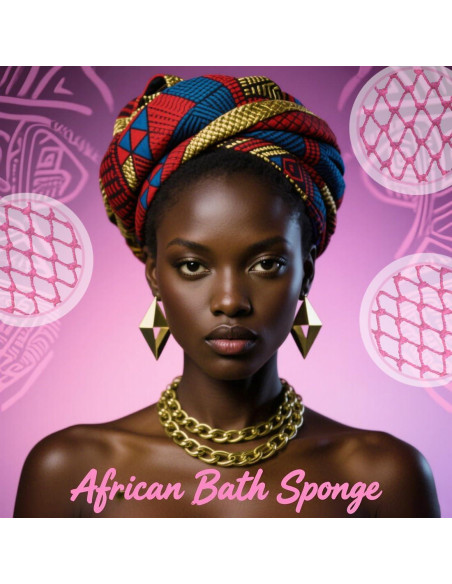 Esponja Exfoliante Africana XUIBEOBA 39.9x10.9 cm para Baño Esponja Exfoliante Africana XUIBEOBA 39.9x10.9 cm para Baño