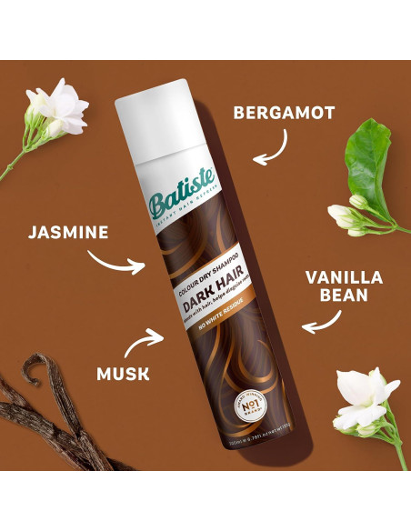 Champú Seco Batiste para Cabello Oscuro 120 g