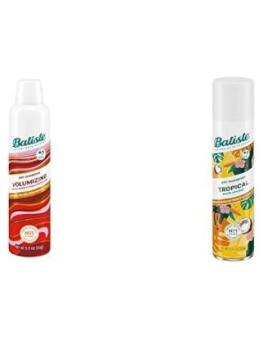 Paquete Champú Seco Voluminizador Batiste 162g + Tropical 162g