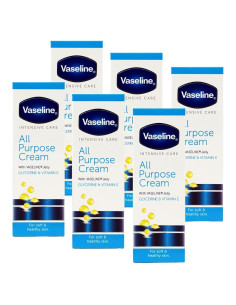 Crema Hidratante Vaseline Cuidado Intensivo 6 Tubos 41.6 ml