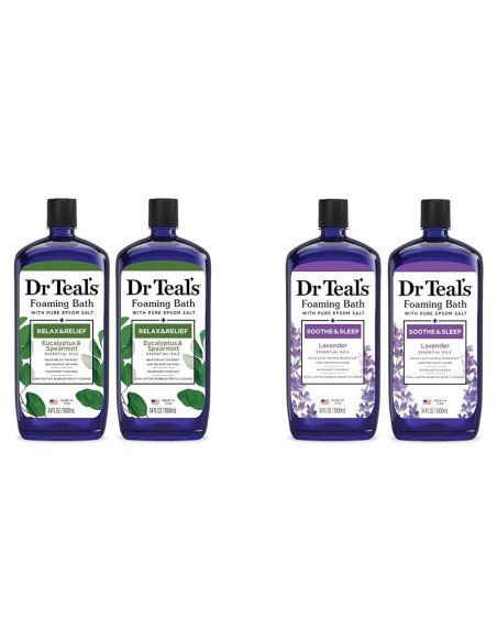 Baño Espumoso Dr Teal's 1008 ml x2 - Eucalipto y Lavanda