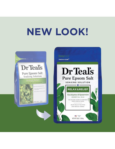 Gel de Baño Dr Teal's Eucalipto y Menta 710 ml x4