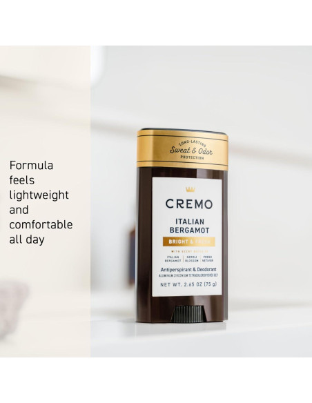 Cremo Antitranspirante Desodorante Bergamota Italiana 75g