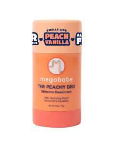 Desodorante Natural Megababe Melocotón 73.9 g - 72 Horas Sin Aluminio