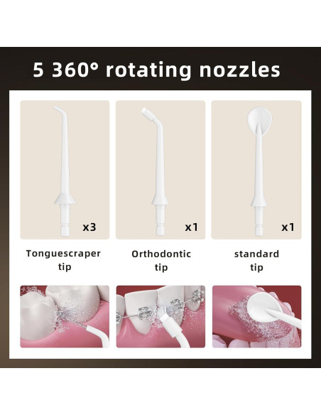 Hilo Dental Eléctrico Lumivoid Blanco 320ml IPX7 4 Modos