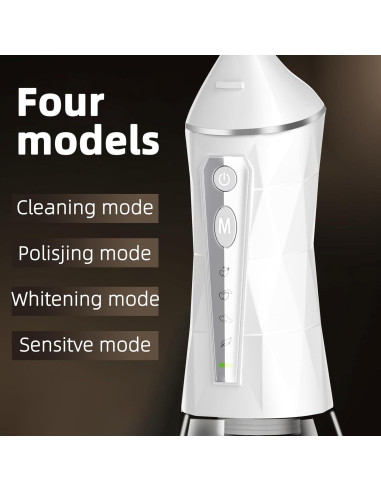 Hilo Dental Eléctrico Lumivoid Blanco 320ml IPX7 4 Modos