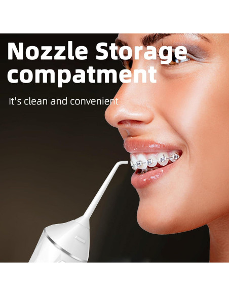 Hilo Dental Eléctrico Lumivoid Blanco 320ml IPX7 4 Modos