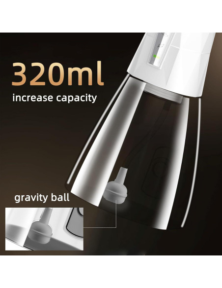 Hilo Dental Eléctrico Lumivoid Blanco 320ml IPX7 4 Modos