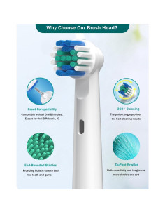 Paquete de 16 Cabezas de Cepillo de Dientes Oral B Reemplazo 2