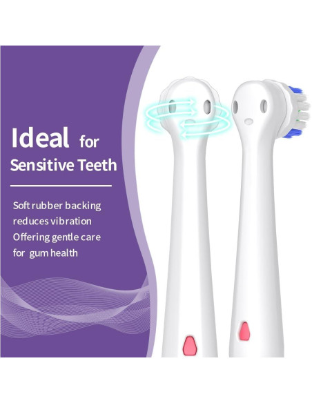 Cabezas de Cepillo de Dientes Eléctrico AodoT - 8 Repuestos Precision Clean para Oral-B