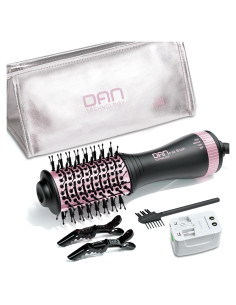 Cepillo Secador de Cabello DAN 4 en 1 Doble Voltaje 110V-240V