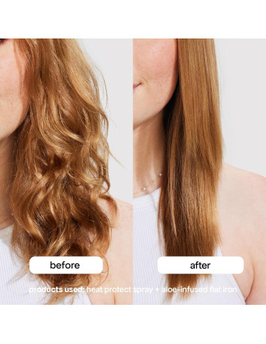 Plancha de Cabello BONDIBOOST 1" con Platos de Aloe