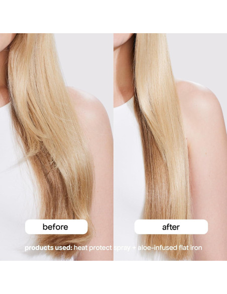 Plancha de Cabello BONDIBOOST 1" con Platos de Aloe