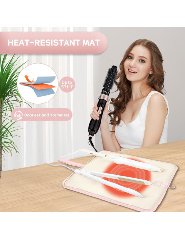 Organizador de Hot Tools Rosa para Herramientas de Cabello