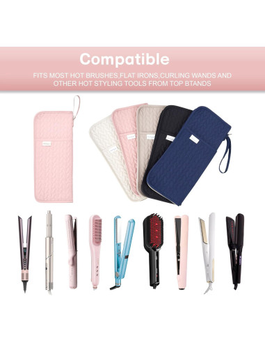 Organizador de Hot Tools Rosa para Herramientas de Cabello