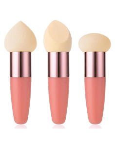 Set de Esponjas de Maquillaje Sibba 3 Pcs Latex y Plástico