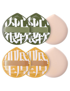 Set de 6 Esponjas de Maquillaje BOHUIZ Grande para Base y Corrector