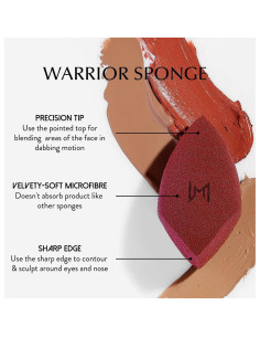 Esponja de Maquillaje Natasha Moor Guerrera - Microfibra Vegana 2