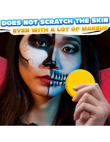 12 Esponjas de Cerámica LIBERHAUS 7.1 cm para Pintura y Limpieza