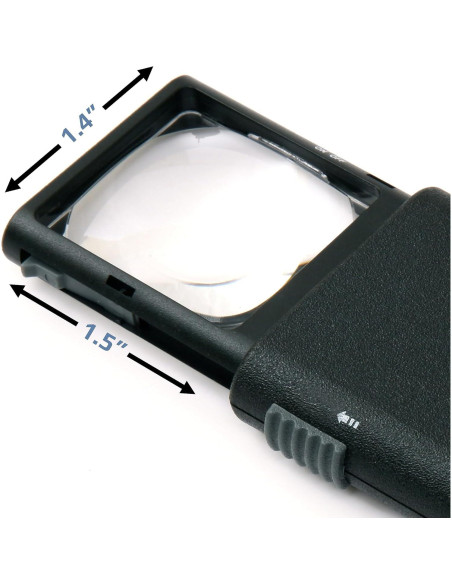 Lupa LED 5x Carson LumiPop LP-66 Compacta Negra Lupa LED 5x Carson LumiPop LP-66 Compacta Negra