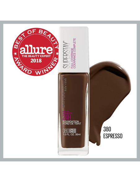 Base Líquida Maybelline Super Stay 24H Cobertura Total 30ml