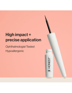 Delineador Líquido Negro Honest Beauty 17.2 ml - Hipoalergénico 2