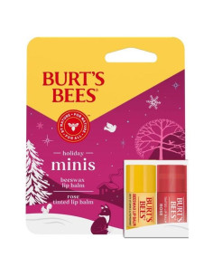 Conjunto de Bálsamos Labiales Burt's Bees 2 Piezas Rosa