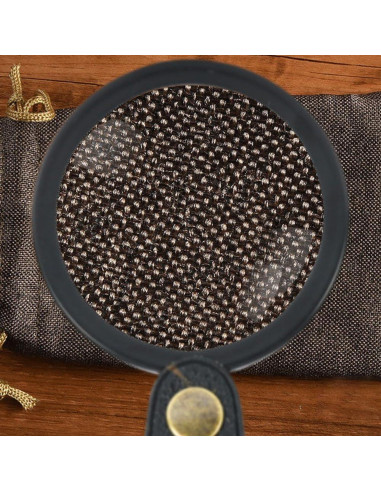 Lupa de bolsillo Tookie 20X HD Plegable Negra 6cm