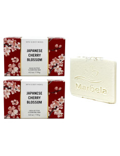 Pack Jabón Limpiador Flor de Cerezo Japonés Bath & Body Works 2 Pzas