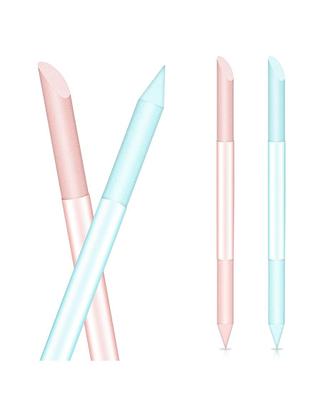 Juego de Empujadores de Cutículas de Vidrio Sliverdew 2 Piezas