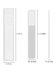 Lima de Uñas de Vidrio Fspronail - Paquete de 5 Piezas 2