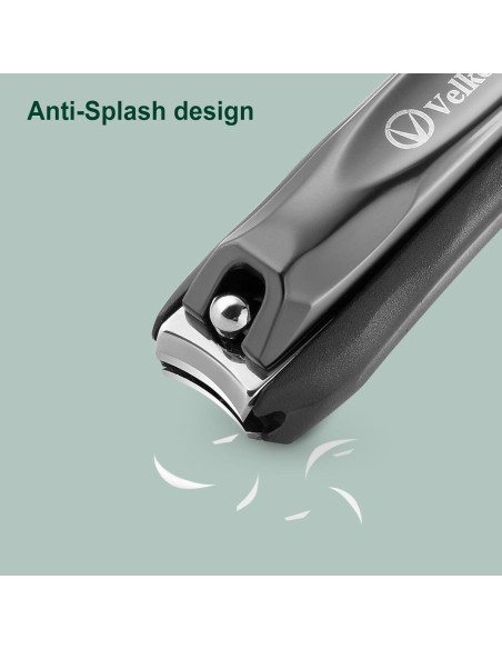 Juego de Cortauñas Velkomin 2 Piezas Acero Inoxidable