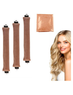 Rizador de Cabello Sin Calor Grasling Jumbo Mediano Caqui