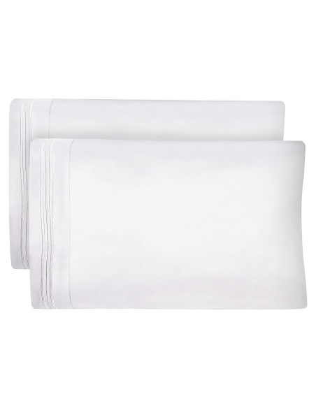 Juego de Fundas de Almohada King Dreamcare 2 Piezas Microfibra