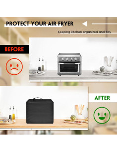 Cubierta Impermeable de Nylon para Freidora de Aire 42x38 cm 2
