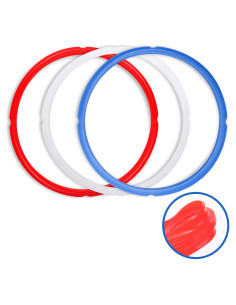 Anillos de Sellado de Silicona Netany para Instant Pot 6 Qt - 3 Colores
