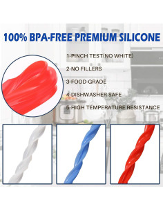 Anillos de Sellado de Silicona Netany para Instant Pot 6 Qt - 3 Colores 2