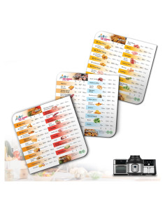Juego de Hojas Magnéticas Everacc para Freidora de Aire - 3 Unidades