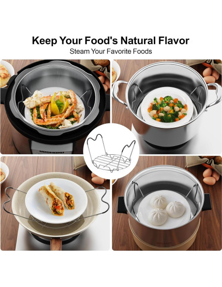 Soporte de Vapor GSlife Acero Inoxidable 19.56 cm Resistente Calor