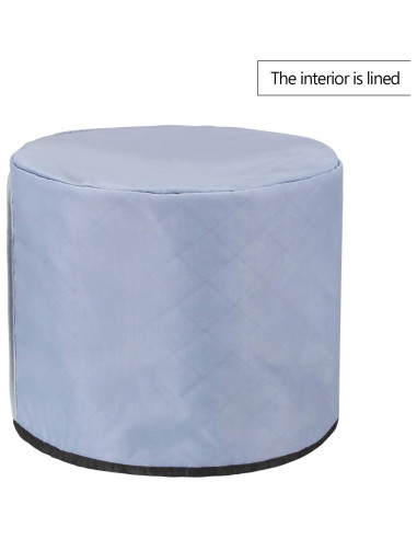 Cubierta de Polvo LUXJA para Instant Pot 8 Cuartos Negra Acolchada