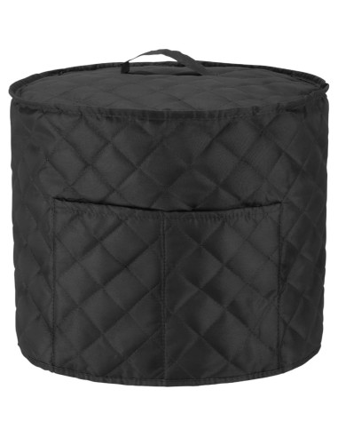 Cubierta de Polvo LUXJA para Instant Pot 8 Cuartos Negra Acolchada