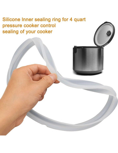 Anillo de Sellado de Silicona CKANDAY para Ollas Instant Pot 6 Qt