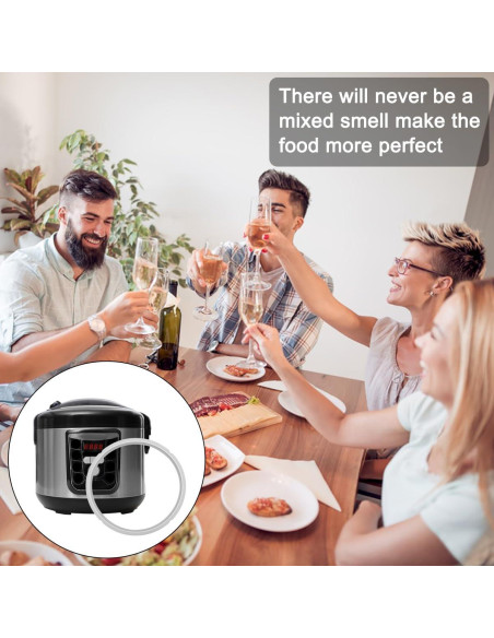 Anillo de Sellado de Silicona CKANDAY para Ollas Instant Pot 6 Qt