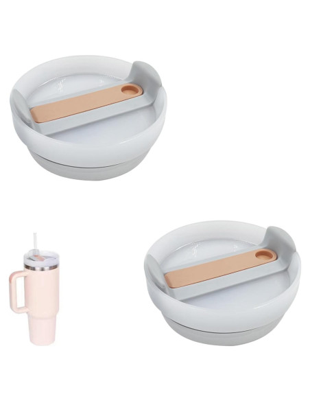 Tapa de Reemplazo para Taza Stanley 40 Oz - 2 Piezas Rosa