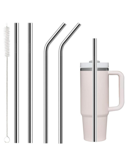Pajitas de Acero Inoxidable Esayendder para Taza Stanley 40oz