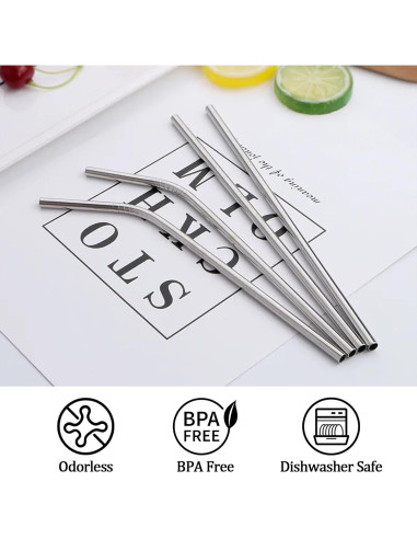 Pajitas de Acero Inoxidable Esayendder para Taza Stanley 40oz