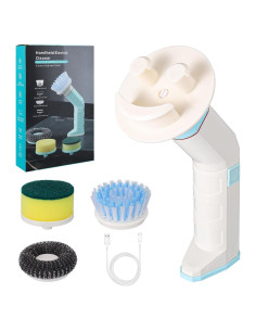 Varita Eléctrica Palksky para Limpieza con 3 Cabezas Intercambiables